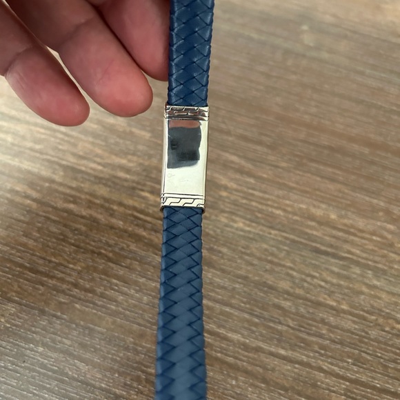9.25 silver/leather bracelet - Picture 10 of 11